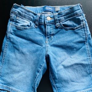 Girls jean shorts, size 8